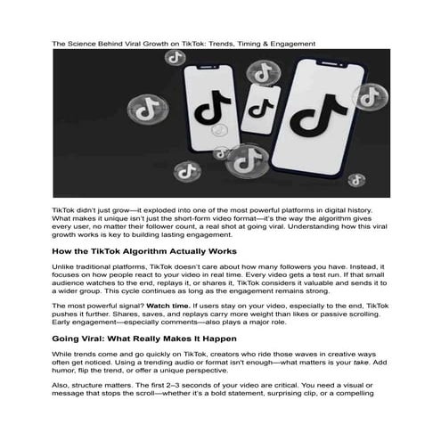The Science Behind Viral Growth on TikTok_ Trends, Timing & Engagement.pdf