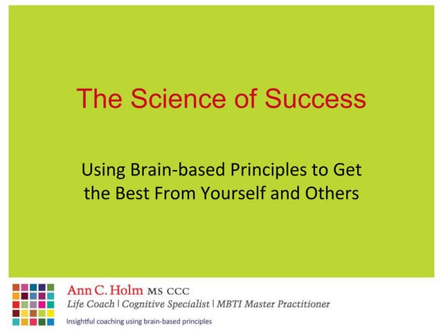 The Science Of Success