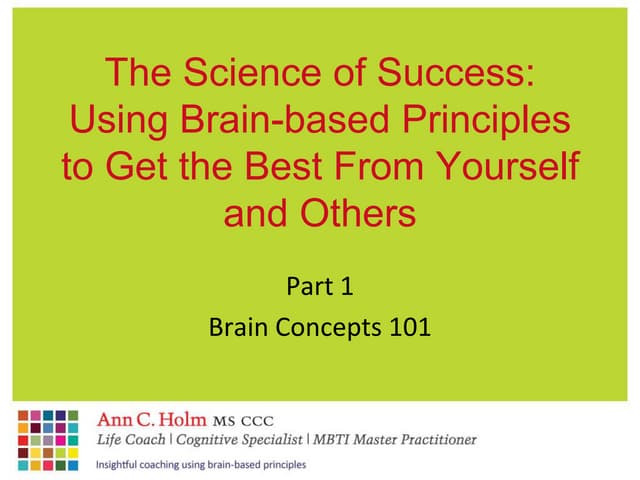 The Science Of Success Part 1 Entrpreneur Forum