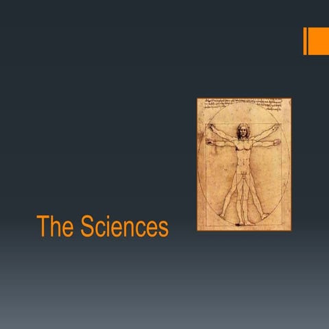 The sciences