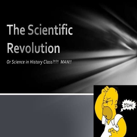The scientific revolution