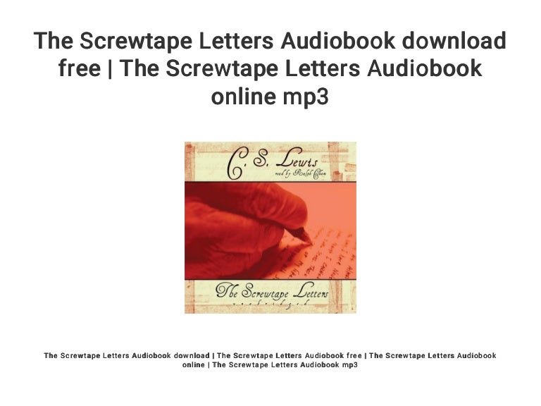 screwtape letters pdf free download