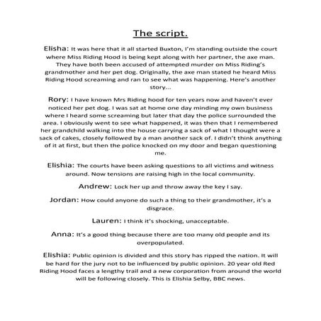 The script. | PDF