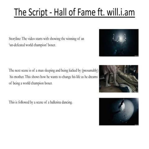 The Script - Hall of Fame | PPTX