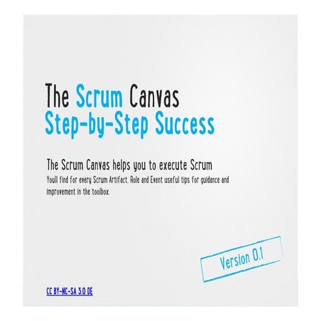 The Scrum Canvas