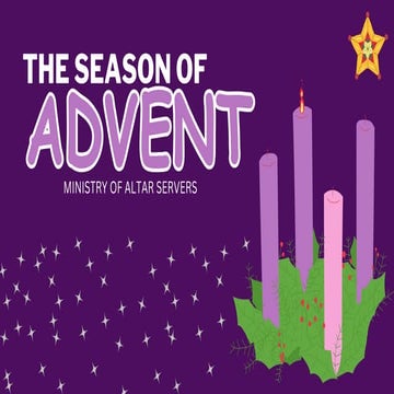 THE  GREAT SEASON OF ADVENT THE SAVIORSS