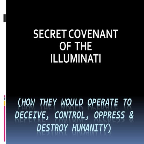 The secret covenant of the illuminati