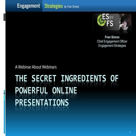 The Secret Ingredients Of Powerful Online Presentations