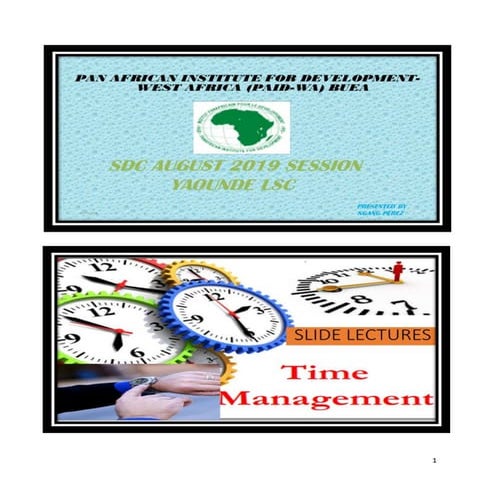 THE SECRETS OF TIME MANAGEMENT