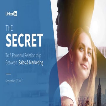 The secret to a powerful relationship between sales & marketing