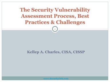 The Security Vulnerability Assessment Process & Best Practices