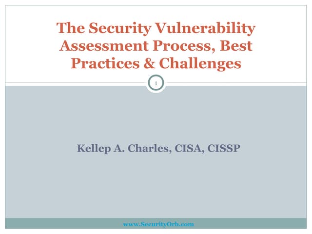 The Security Vulnerability Assessment Process & Best Practices