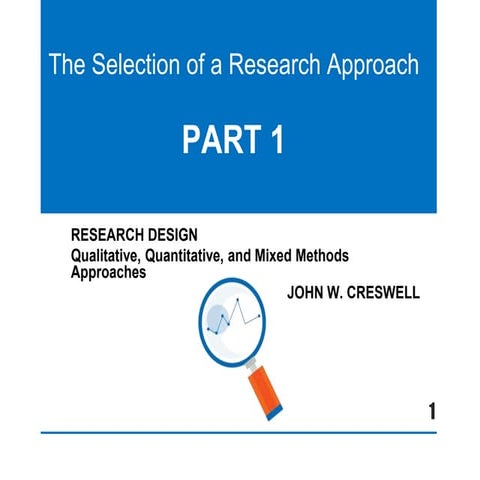 The selection of a research approach
