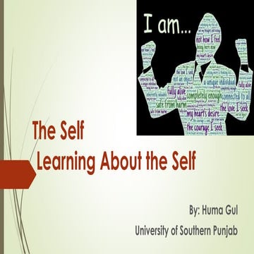 Understanding self | PPTX