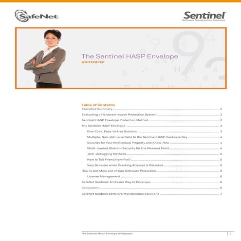 Sentinel HASP Envelope