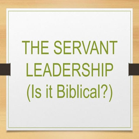 The Servant Leadership.pptx