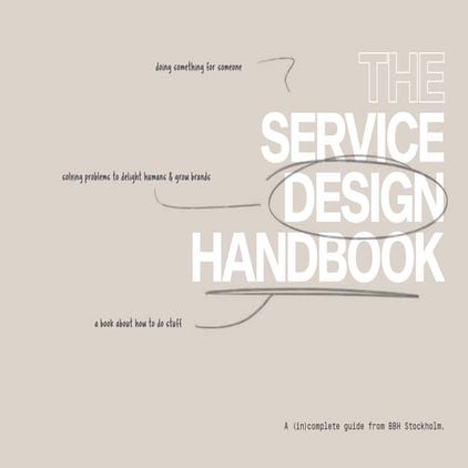 The Service Design Handbook | BBH Stockholm  
