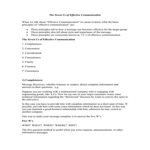 The Seven Cs of Effective Communication.docx