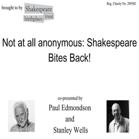 Shakespeare Authorship