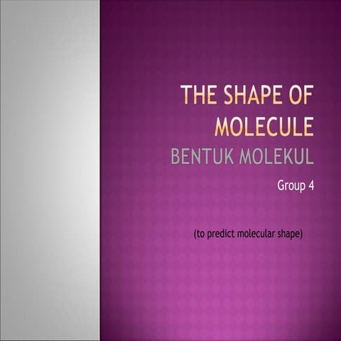 The Shape of Molecules.chemsitry High school,ppt