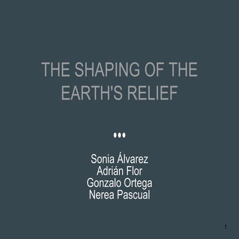 The shaping of the earth´s relief.ppt