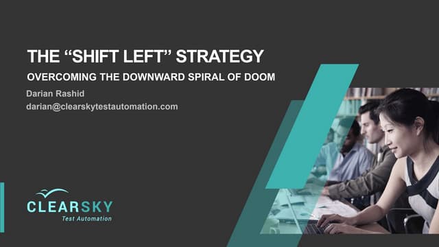 The shift left strategy 