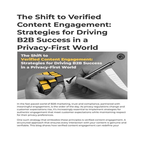 The Shift to Verified Content Engagement_ Strategies for Driving B2B Success ...