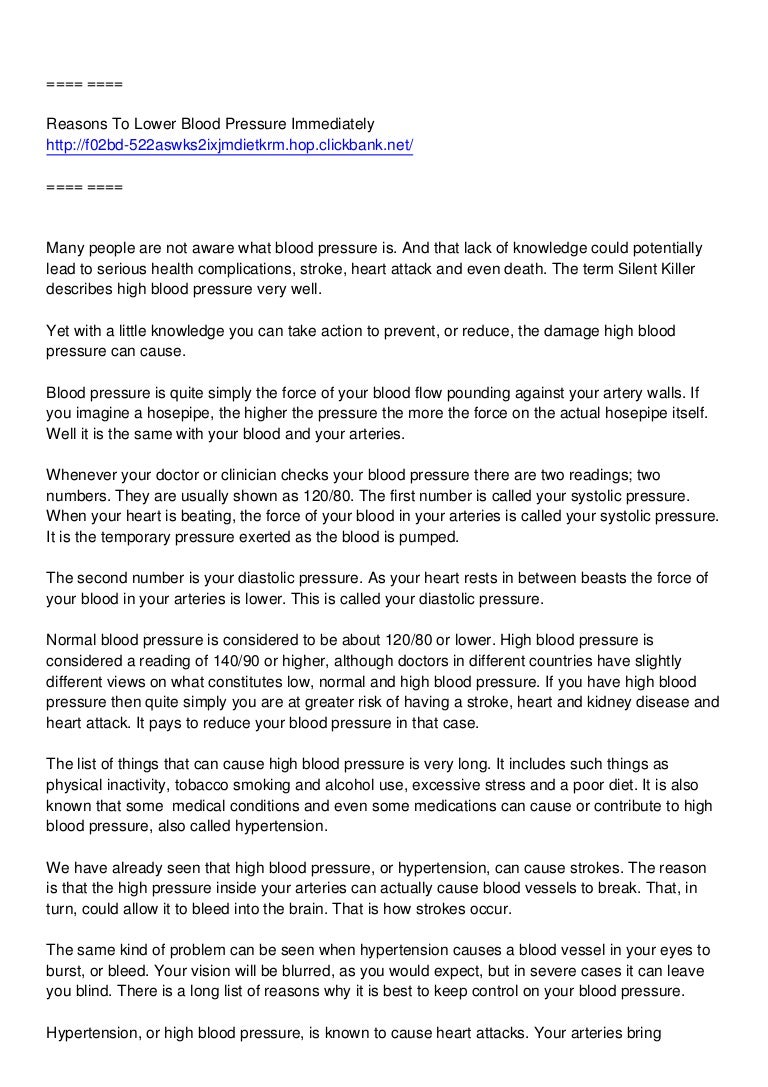 High Blood Pressure Medication List Examples and Forms