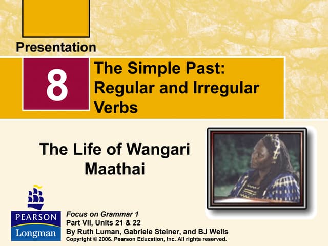 Simple past tense: regular and irregular verbs | PDF