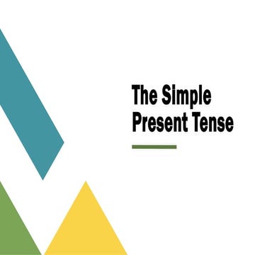 The Simple Present Tense, the Verb BE.pdf