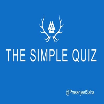 The Simple Quiz: prelims