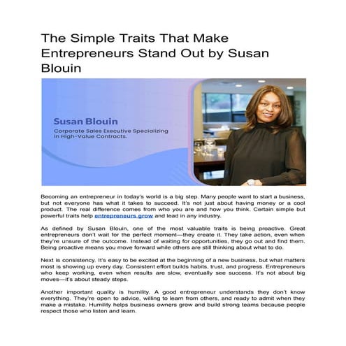The Simple Traits That Make Entrepreneurs Stand Out by Susan Blouin.pdf
