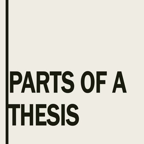 Thesis Format