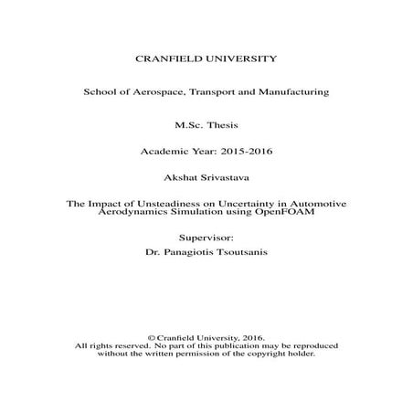 MSc Thesis - Jaguar Land Rover