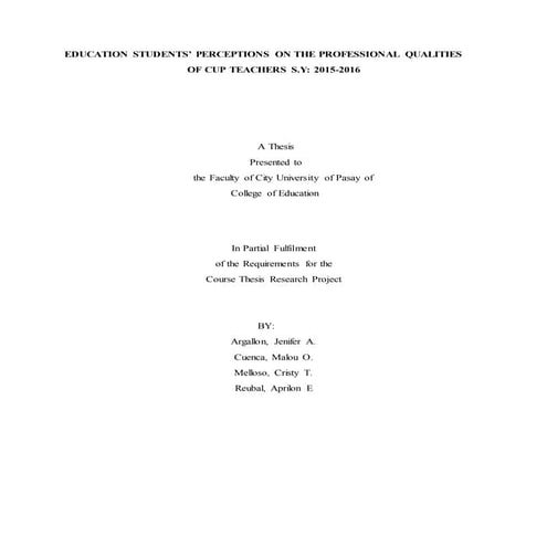 THESIS CHAPTER'S TITLES