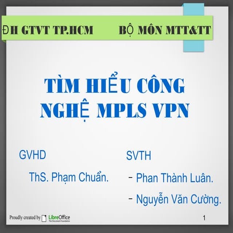 Thesis presentation-mpls vpn-31-12