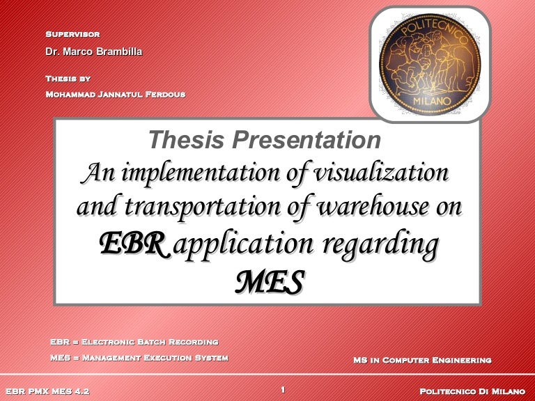Thesis proposal presentation example picture