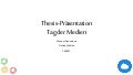 Dissertation verteidigung prsentation