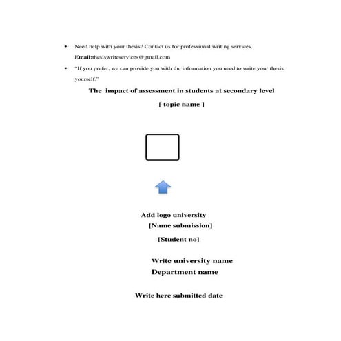 thesis basic information, thesis write Services | DOCX