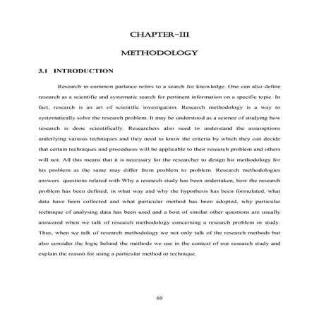 research methodology- Chief MInister Girls Cycle Scheme