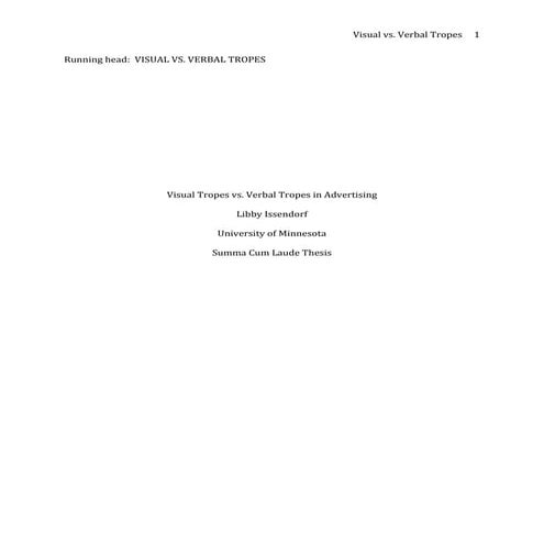 Summa Cum Laude Thesis