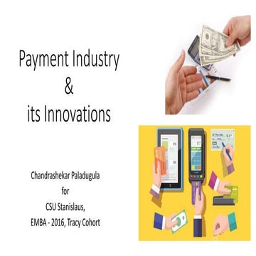Payments & Its Innovations