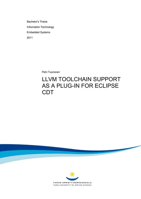Thesis - LLVM toolchain support as a plug-in for Eclipse CDT