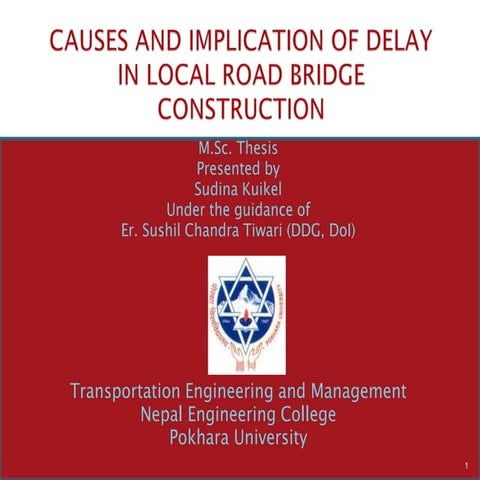 causes and implication of delay in construction