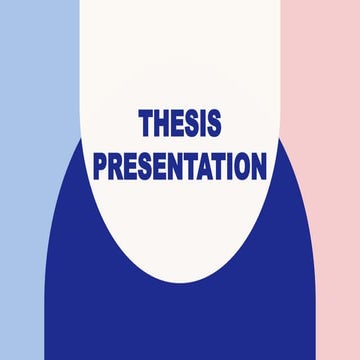 Thesis Presentation Pptx