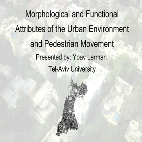 Pedestrian Movement Analysis