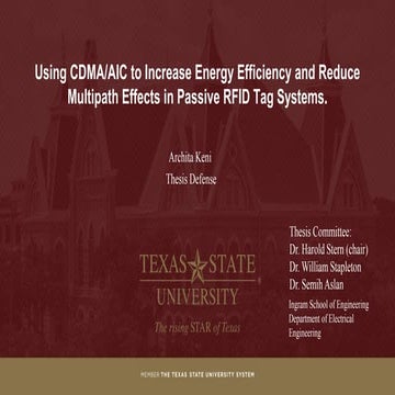 Thesis presentation archita keni