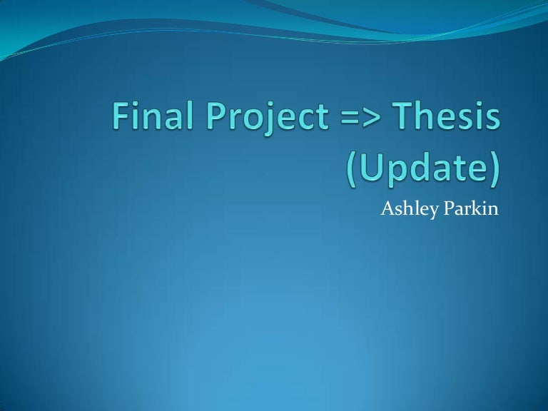 Does senior thesis count as research picture