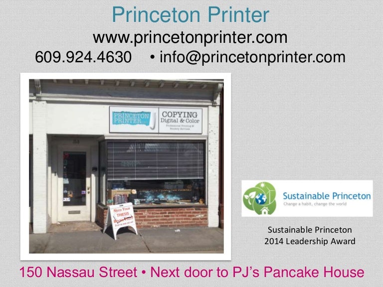 Princeton thesis reader image