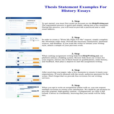 Thesis Statement Examples For History Essays | PDF
